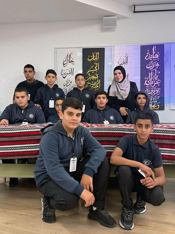 مشروع جذوري تحكي قصّتي في اعدادية دارالتربية والعلوم جلجولية